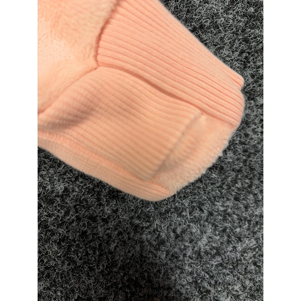 Athleta Girl Dress Girls S 7 Pink Fleece Long Sleeve Pockets Cozy Athleisure